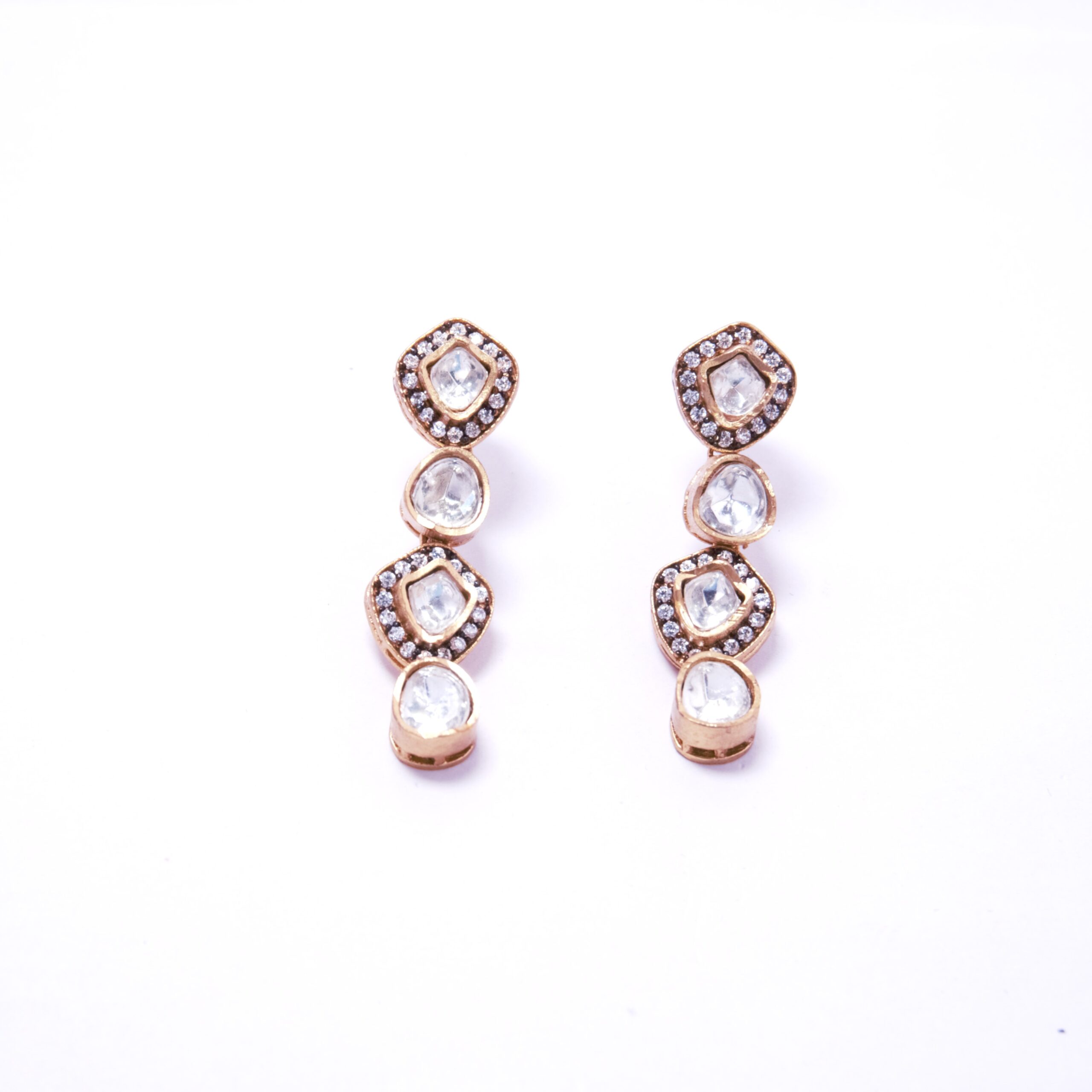Aadrika Tiani Kundan Premium Necklace Set with Matching Earrings - Image 3