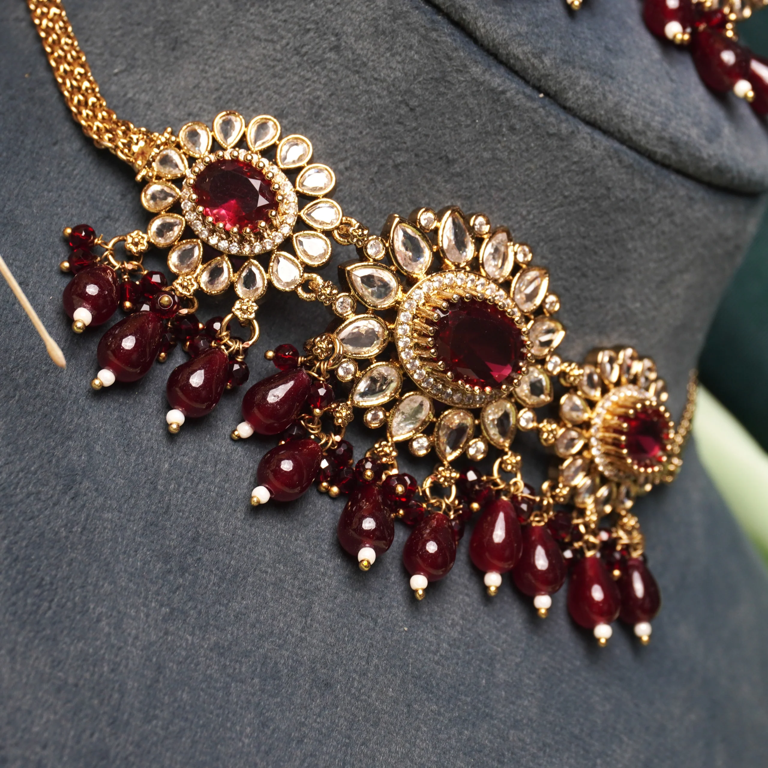 Kundan Choker Necklace Set