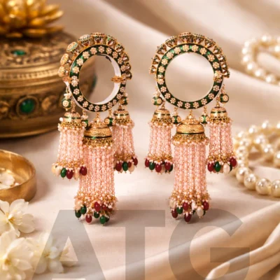 Traditional Wedding Latkan Bangles (Pair) - All that Glitters