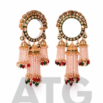 Traditional Latkan Bangles for wedding (Pair) - All that Glitters