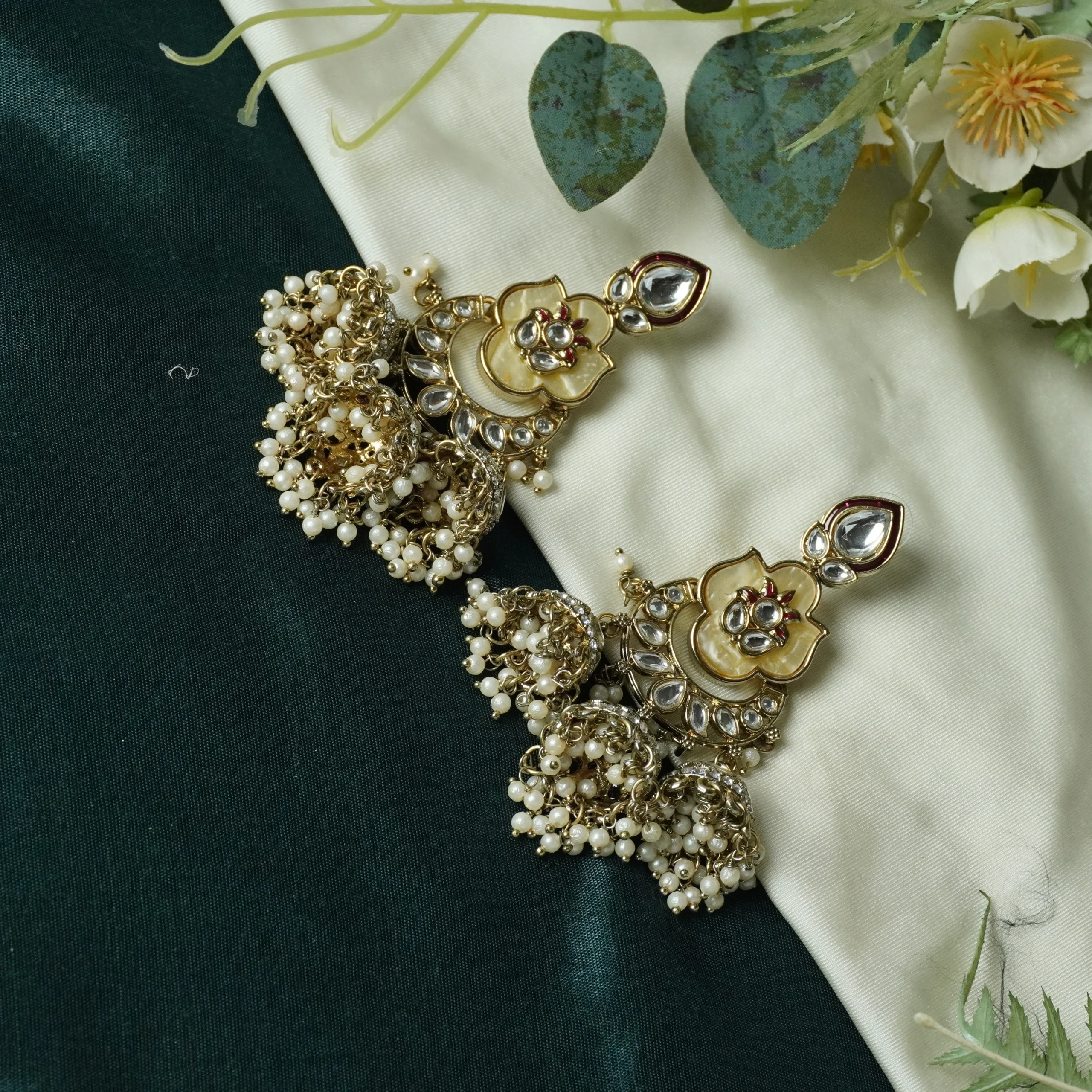 Chandbali Jhumka Earrings