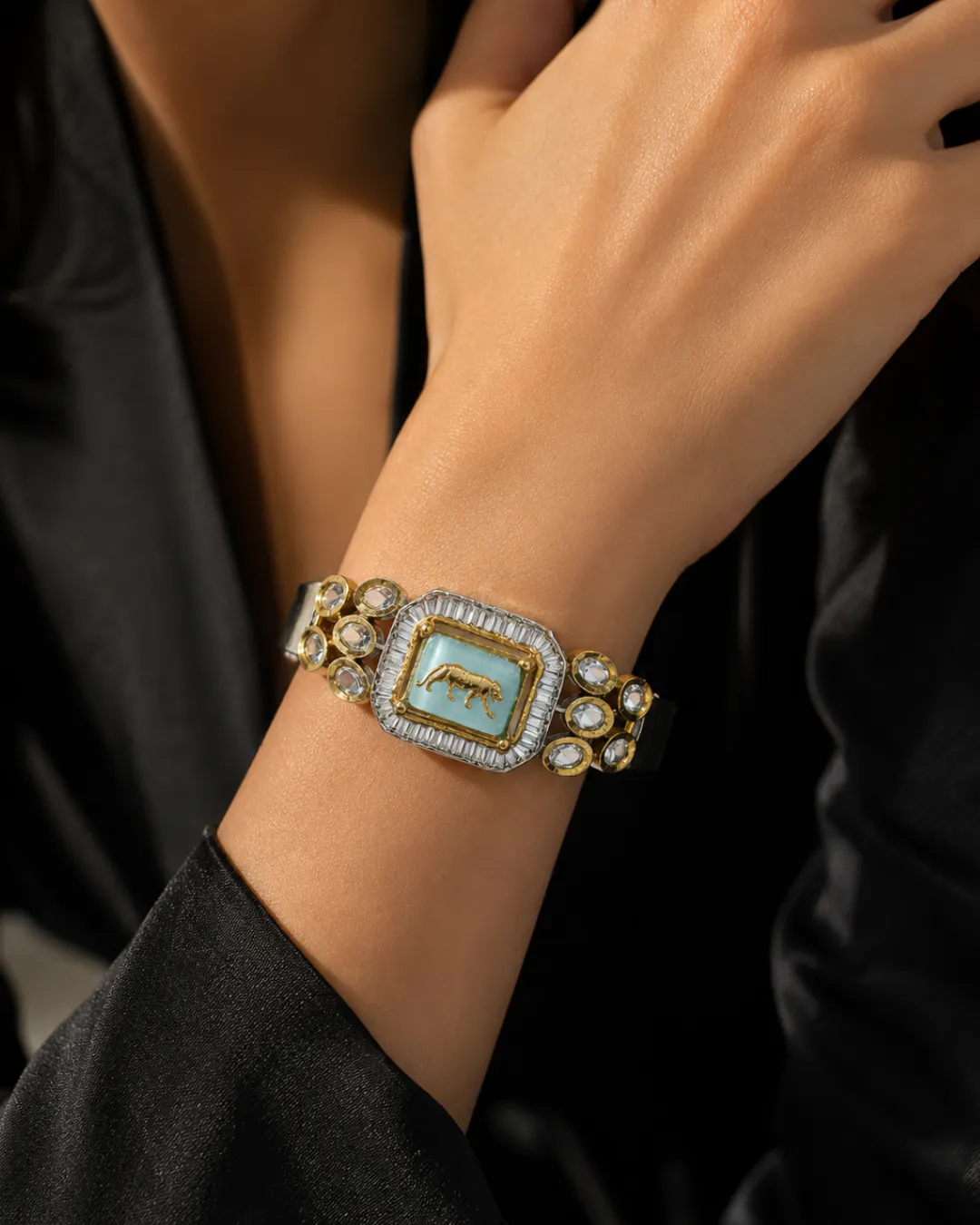 Sabyasachi-Inspired Royal Tiger Bracelet