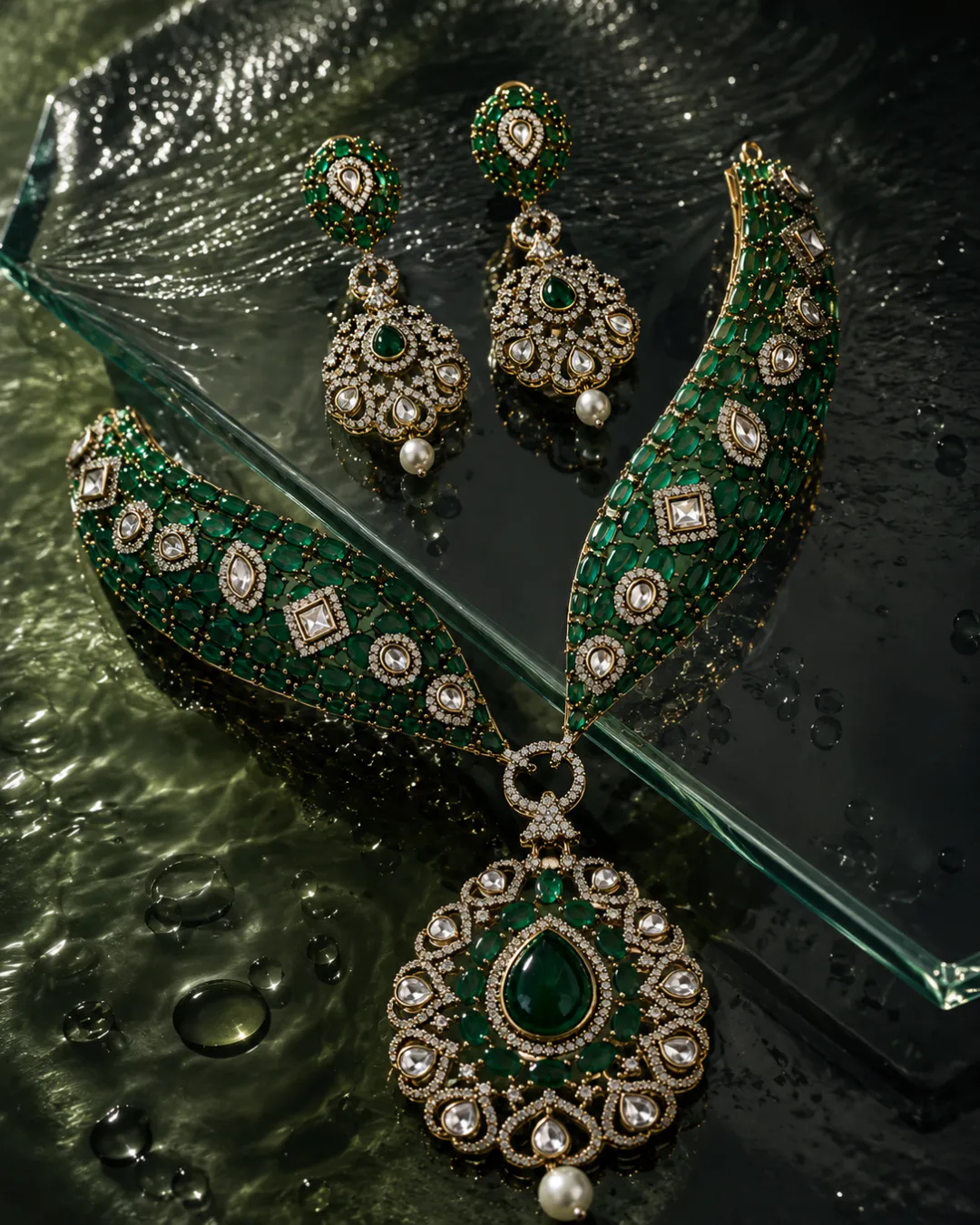 Kundan and bridal necklace sets by All That Glitters
