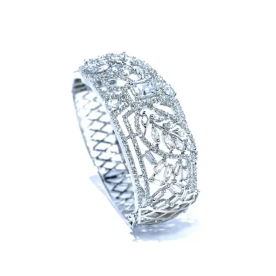 Dazzling CZ Zircon Bangle