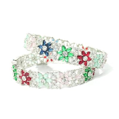 Multicolor Zircon Bangles
