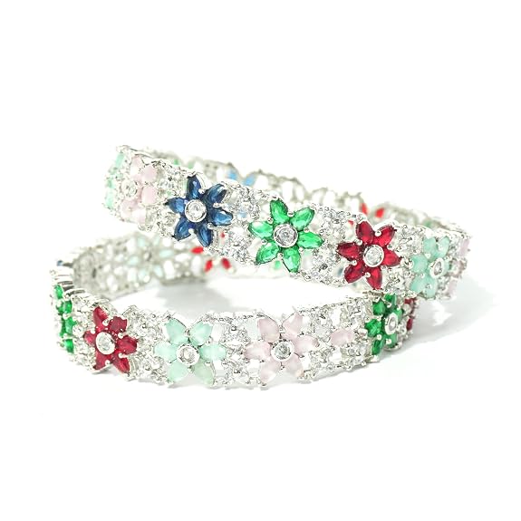 Multicolor Zircon Bangles