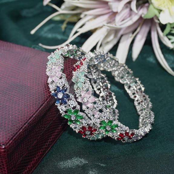 Multicolor Zircon Bangles