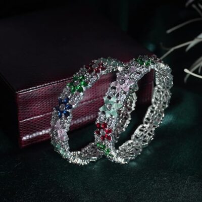 Multicolor Zircon Bangles