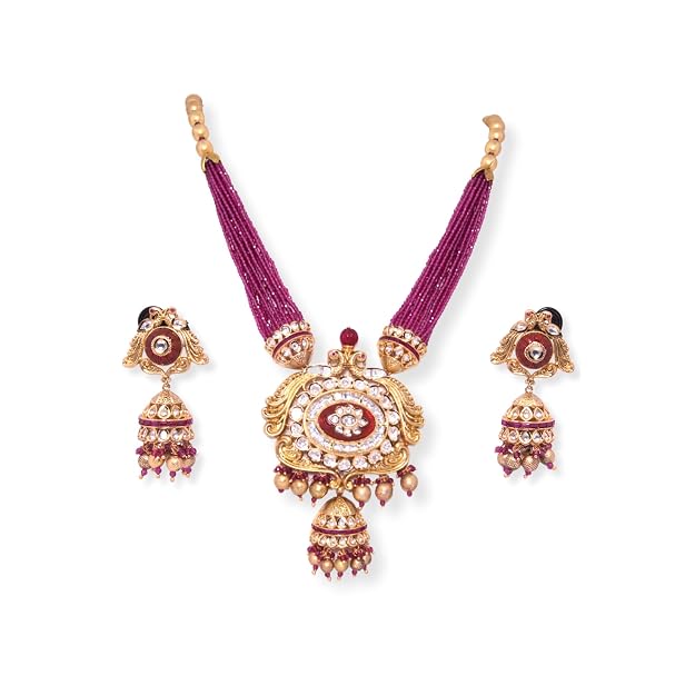 Antique Kundan Premium Long Necklace