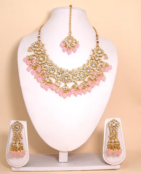 Bridal Kundan-Inspired Choker Necklace - Image 2