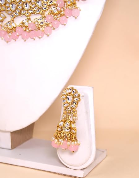 Bridal Kundan-Inspired Choker Necklace - Image 5