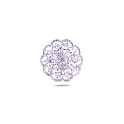 Cubic Zirconia Studded Black Resin