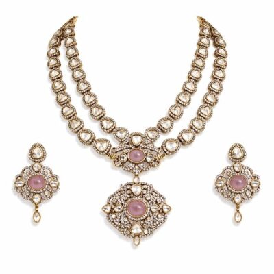 Double-Layer Premium Kundan Necklace