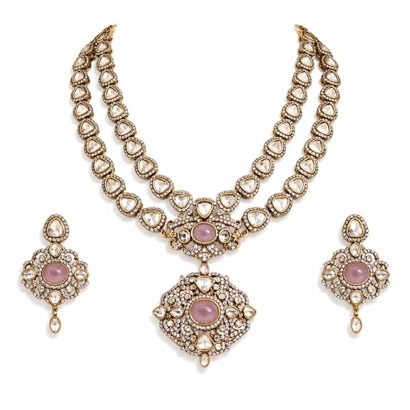 Double-Layer Premium Kundan Necklace