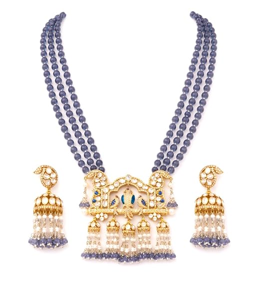 Kundan Long Necklace Set